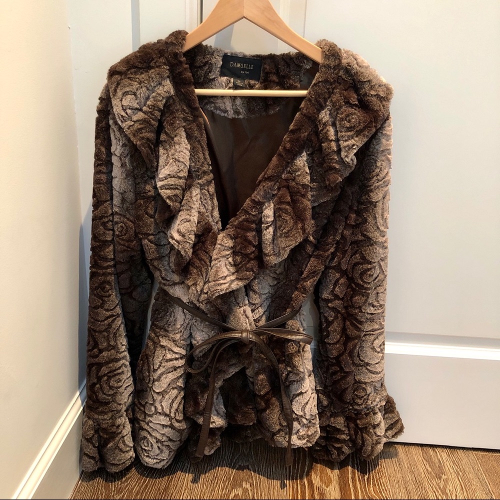 DAMSELLE NEW YORK FUR COAT!